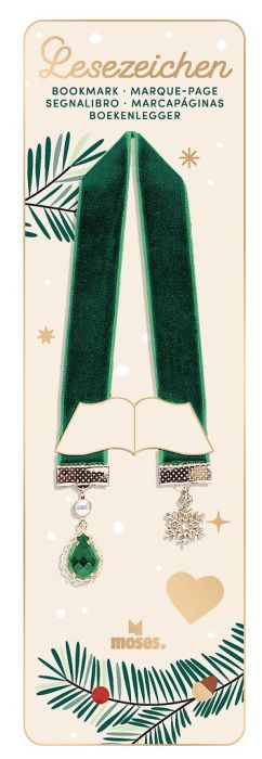 Marcapáginas navideño terciopelo - Imagen 3