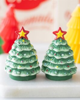 Salero y pimentero árbol de navidad