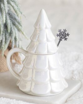Taza árbol iridiscente