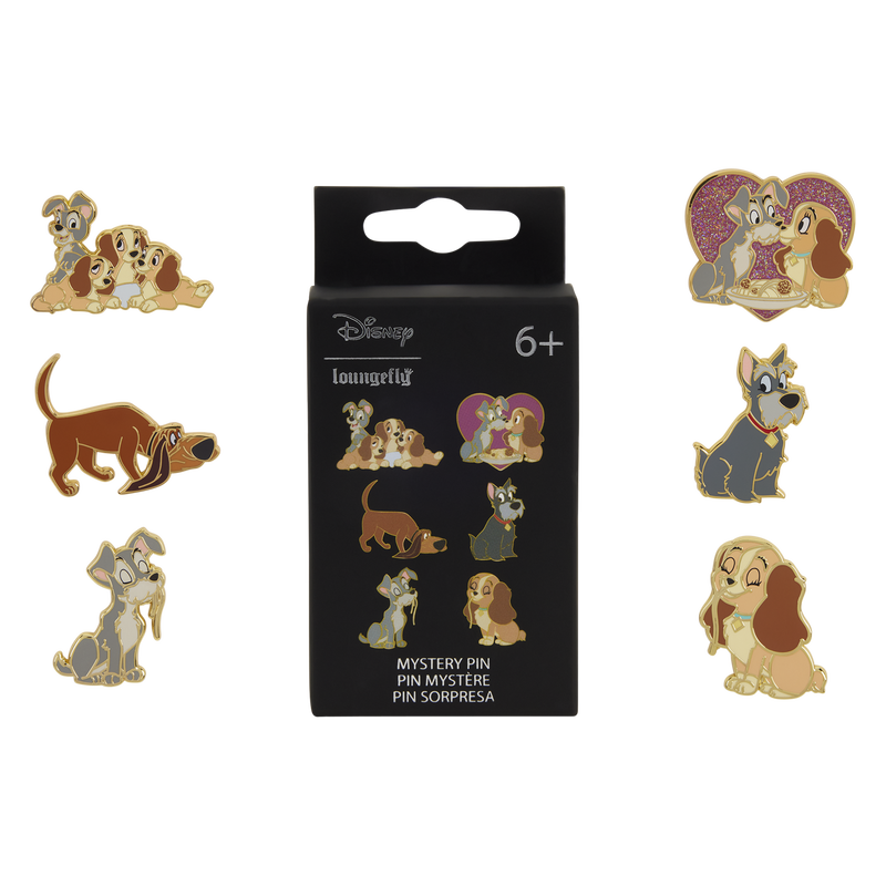 Pin Loungefly sorpresa La dama y el vagabundo