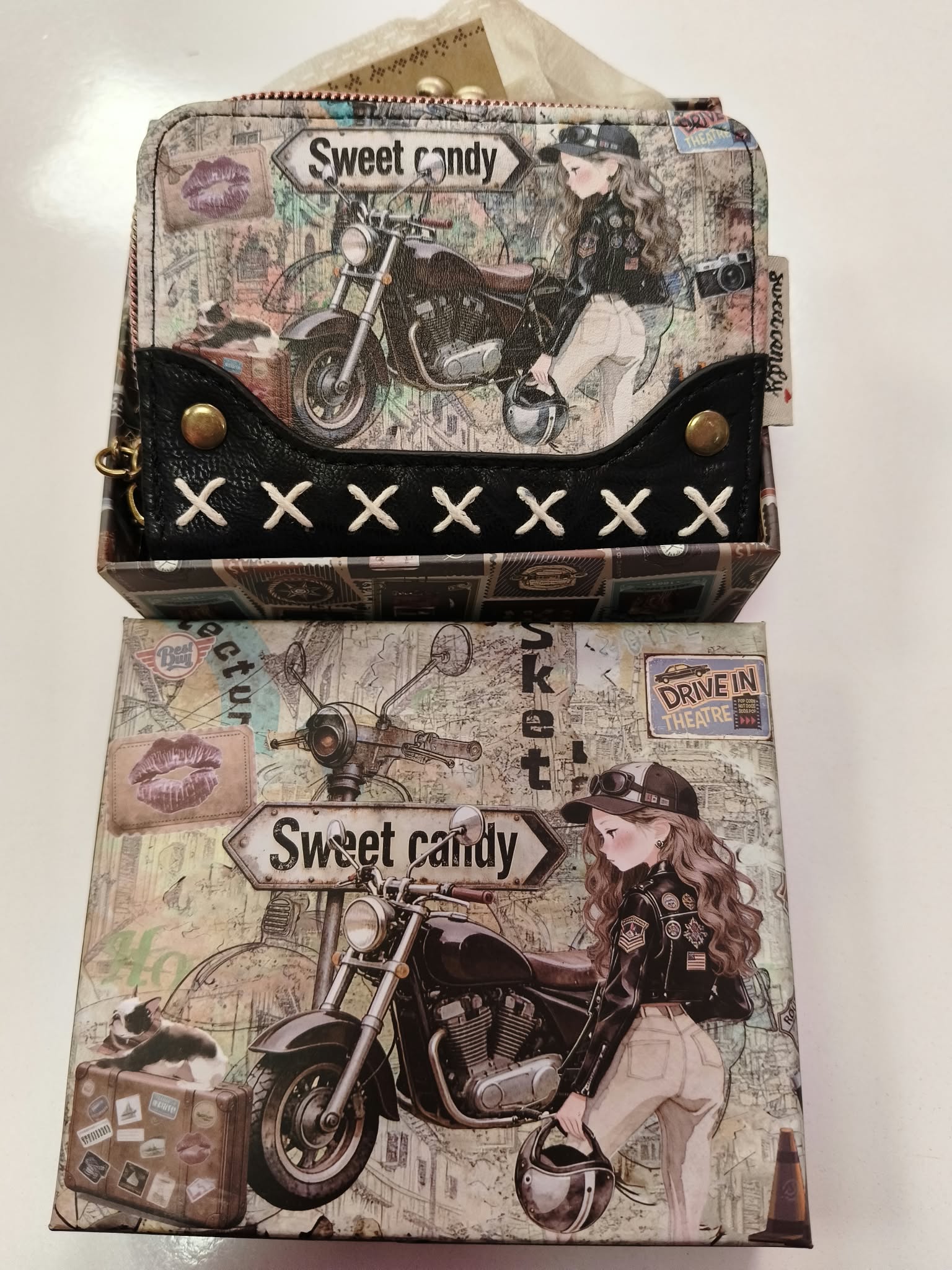 Cartera en caja decorativa Sweet Candy - Imagen 4