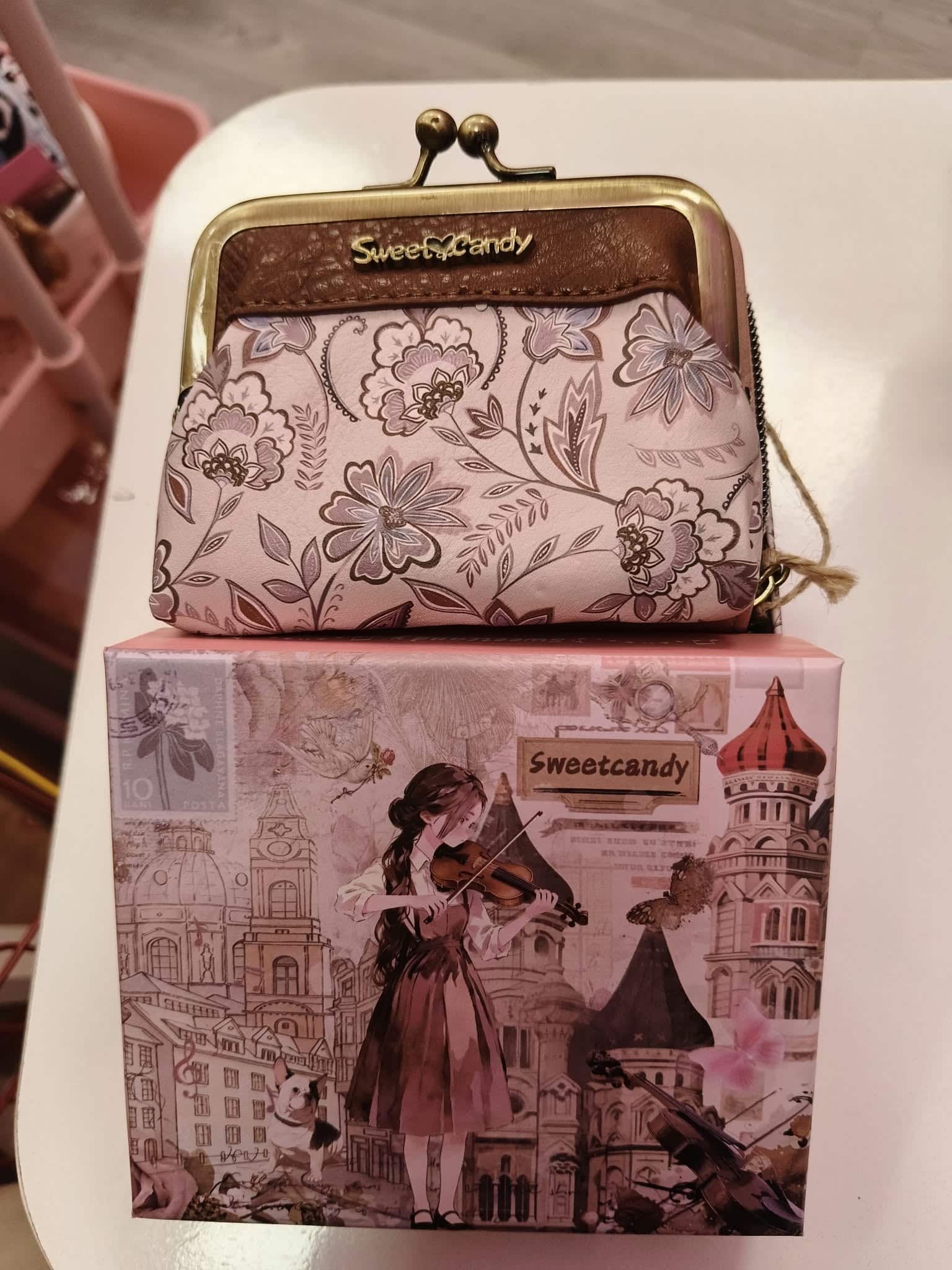 Cartera en caja decorativa Sweet Candy - Imagen 5