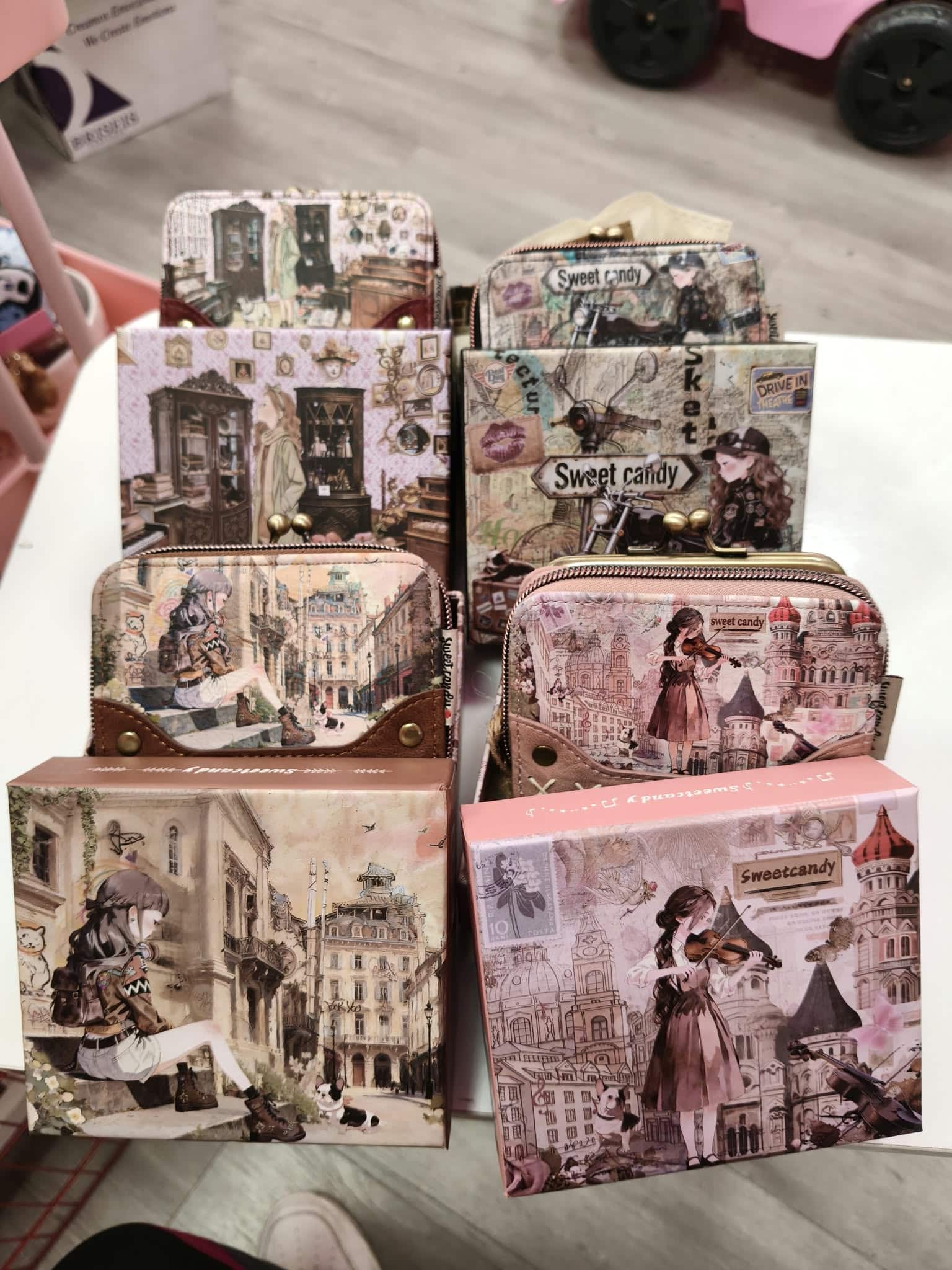 Cartera en caja decorativa Sweet Candy - Imagen 10