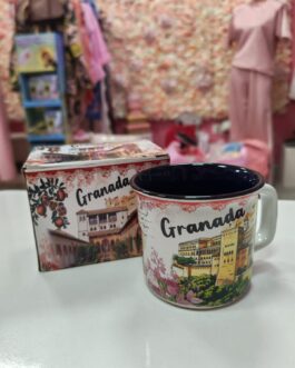 Taza recuerdo de Granada