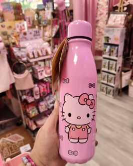 Botella Hello Kitty y Kuromi rosa