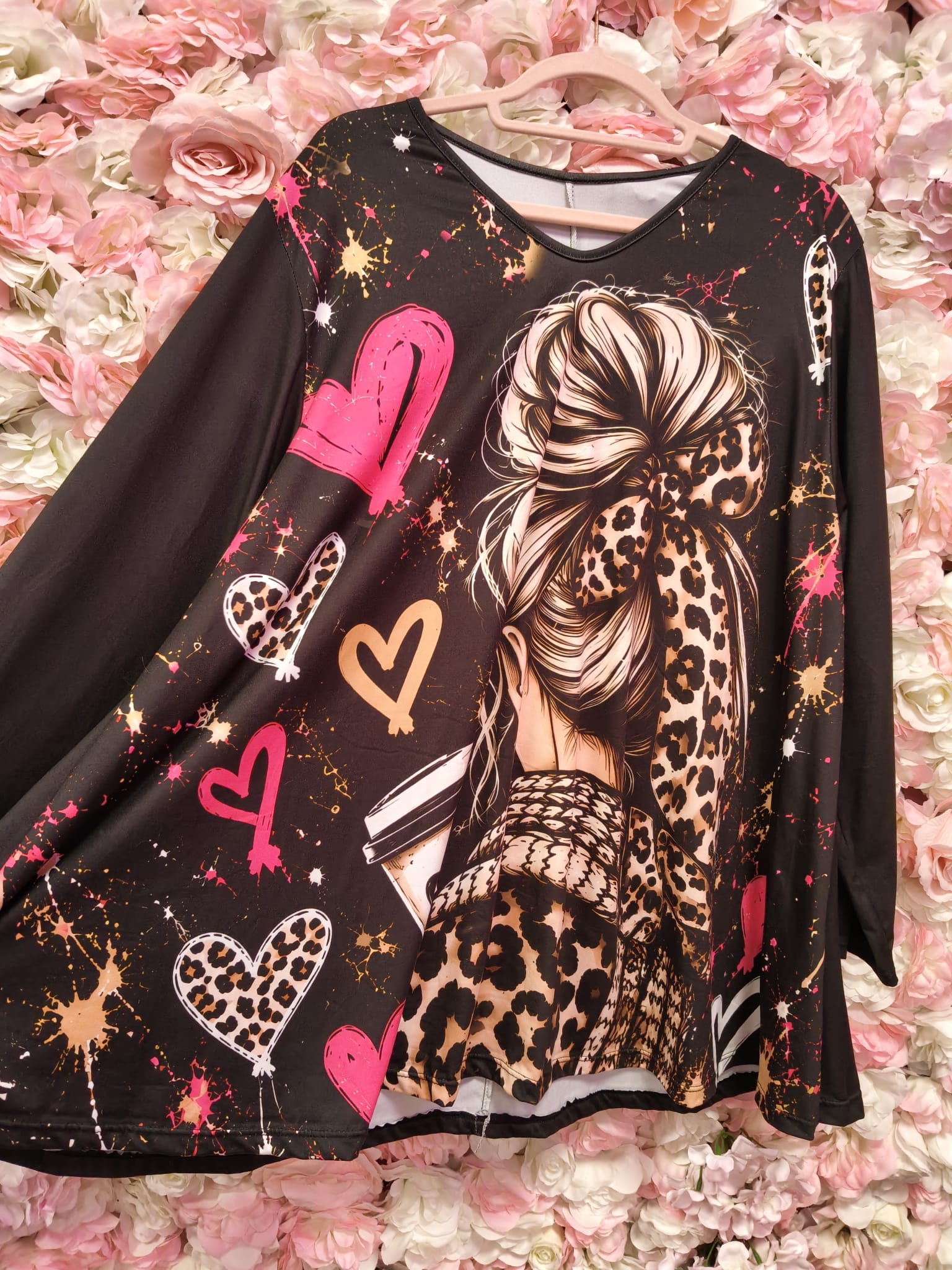 Camiseta niña leopardo - Imagen 2