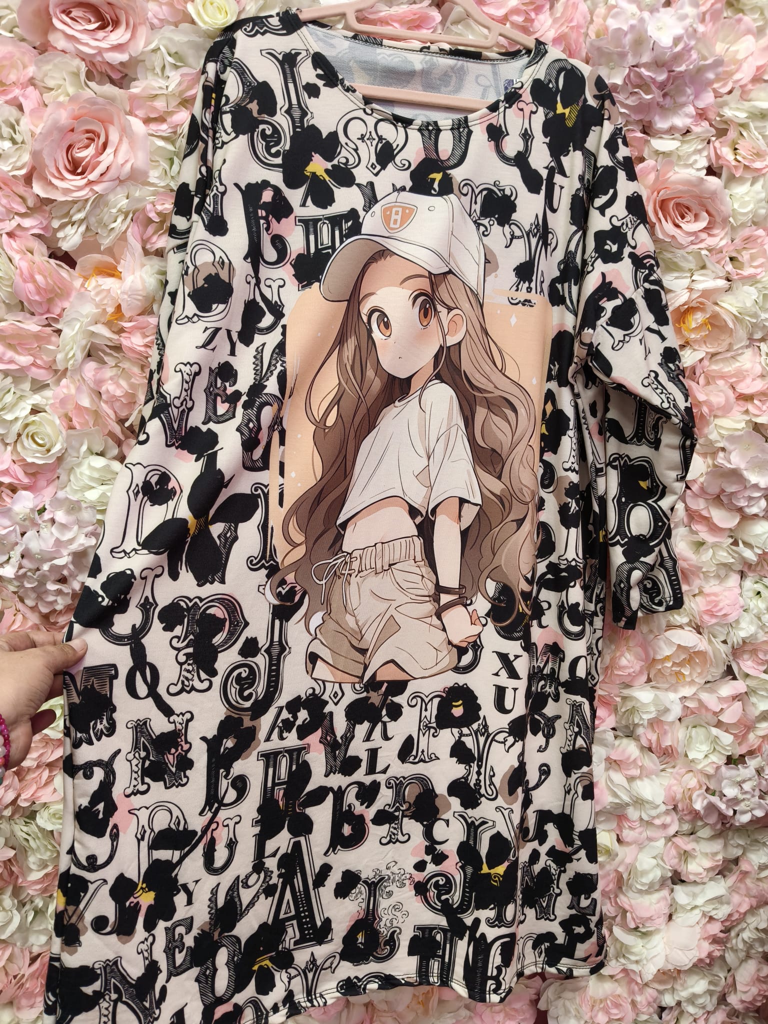 Sudadera vestido curvy chica kawaii - Imagen 4