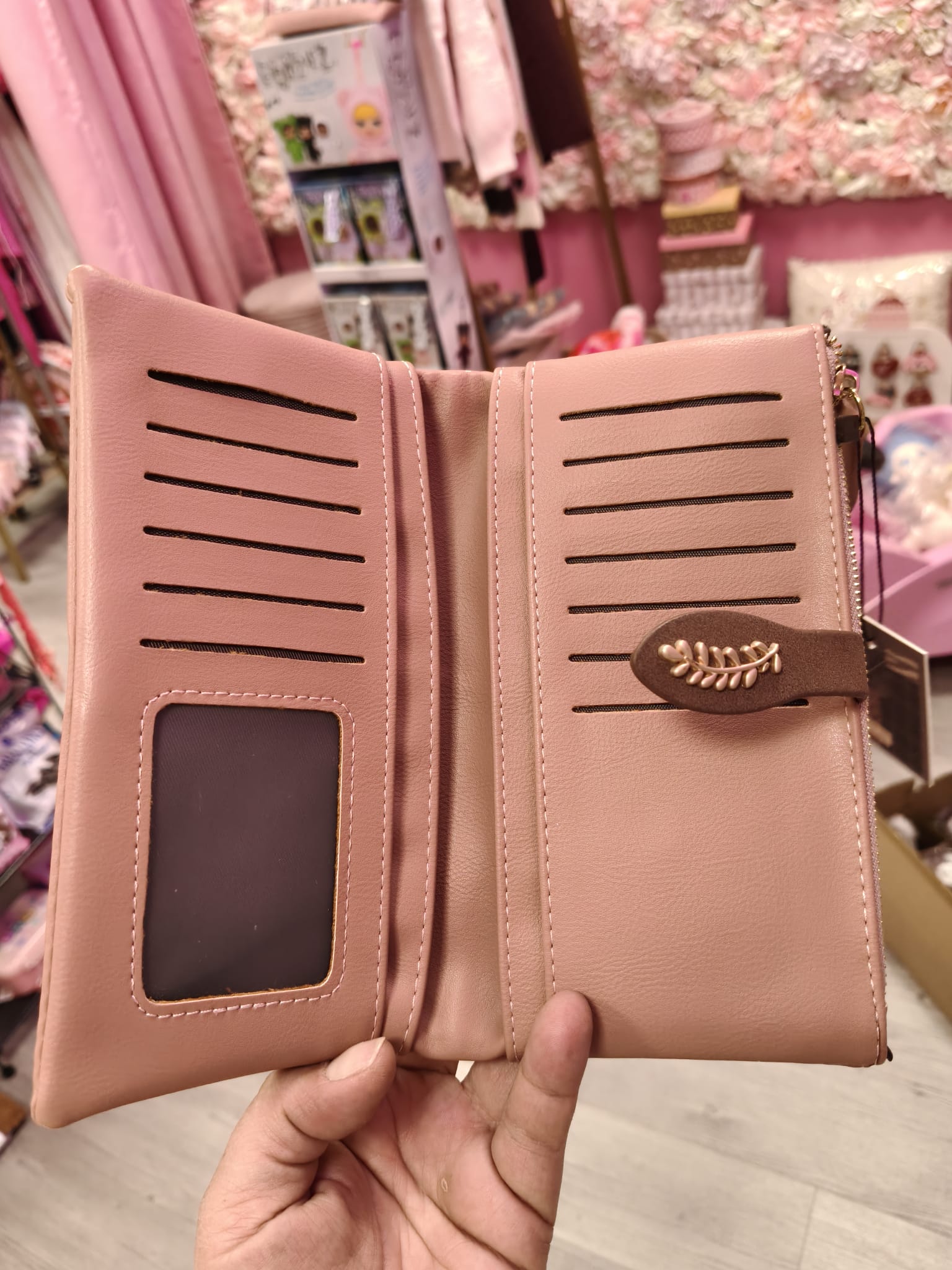 Cartera blanda hojas - Imagen 2
