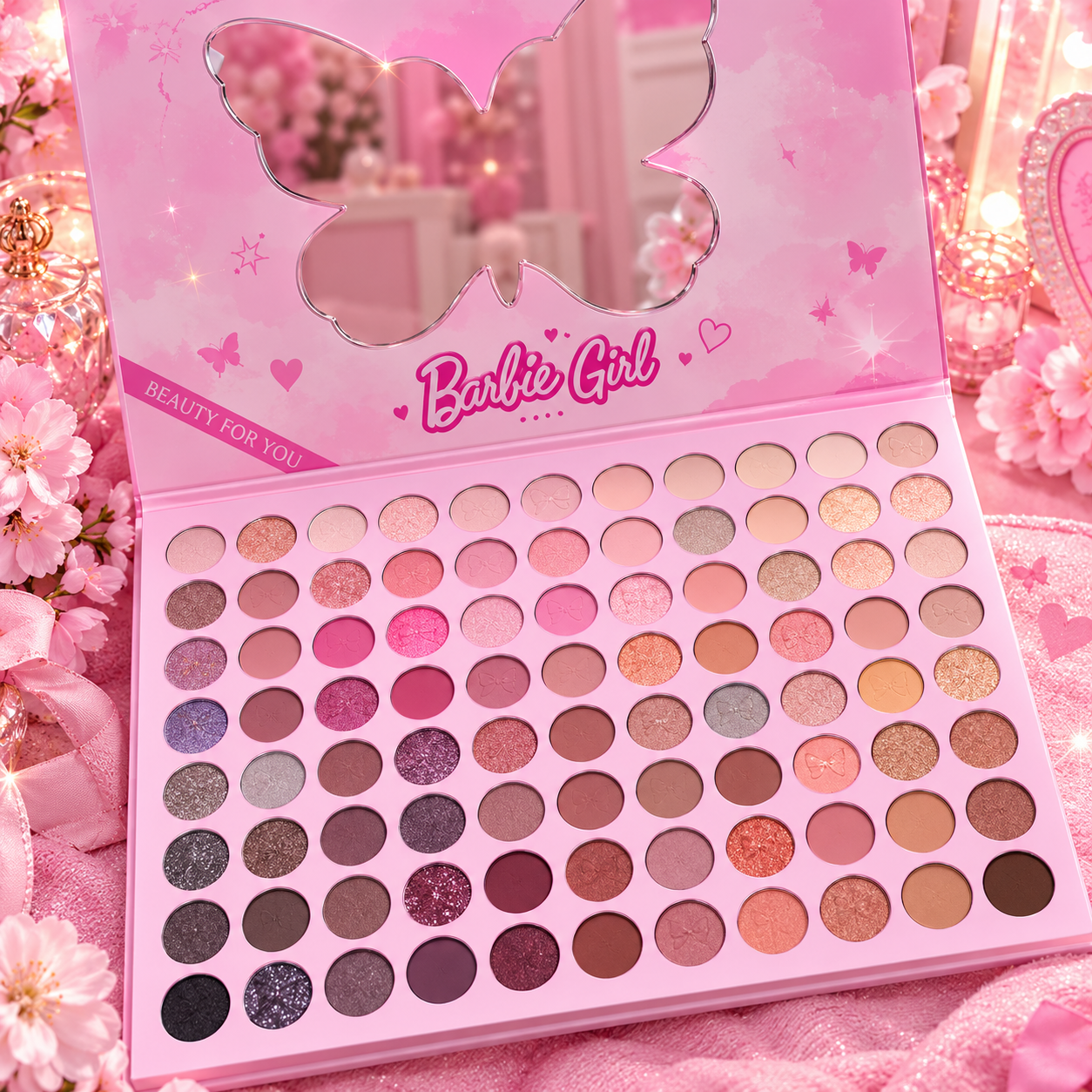 Paleta de sombras mariposa