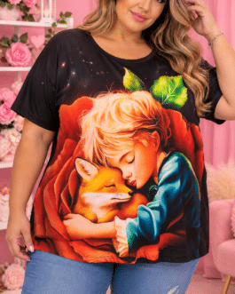 Camiseta curvy El Principito