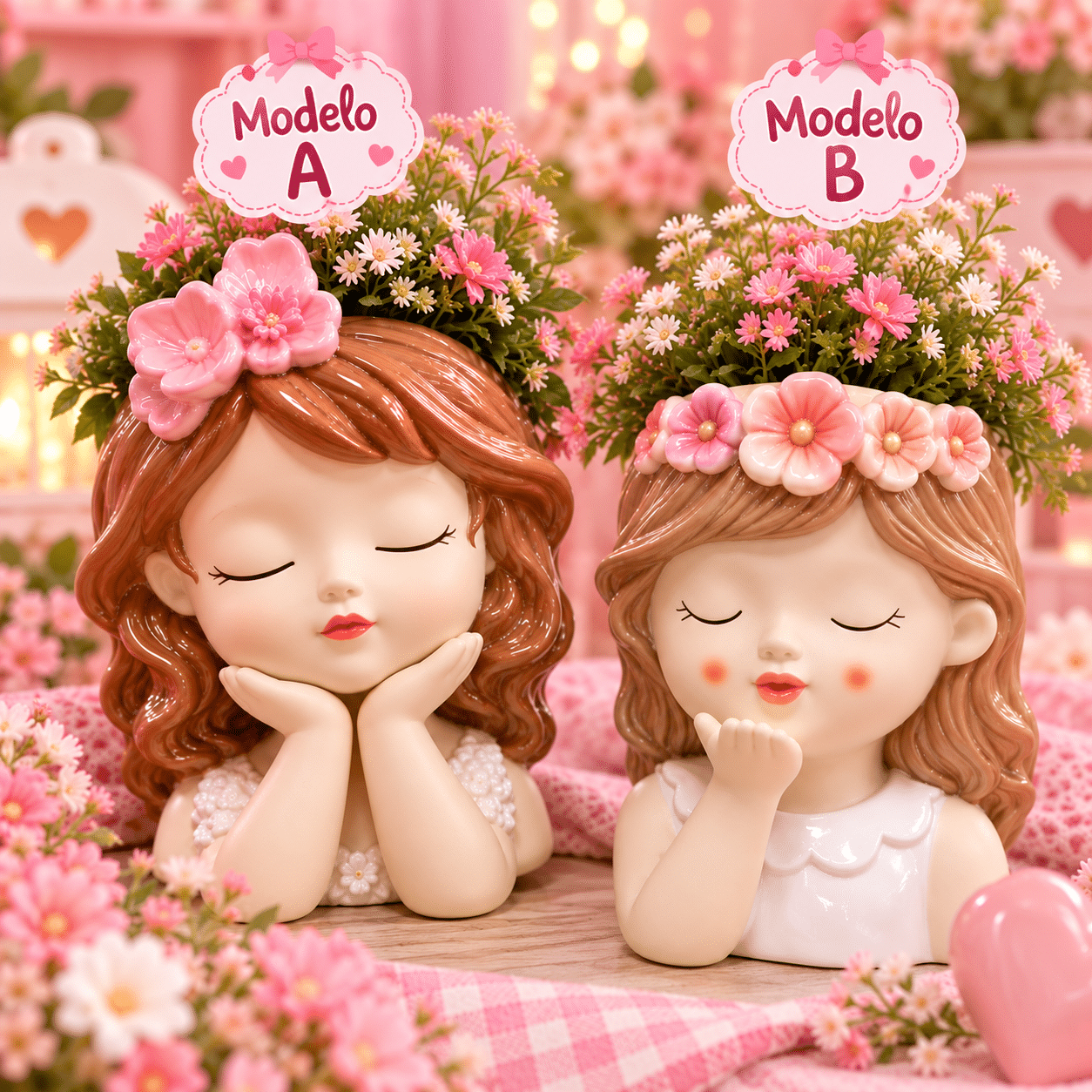 Maceteros niñas soñadoras - Imagen 2