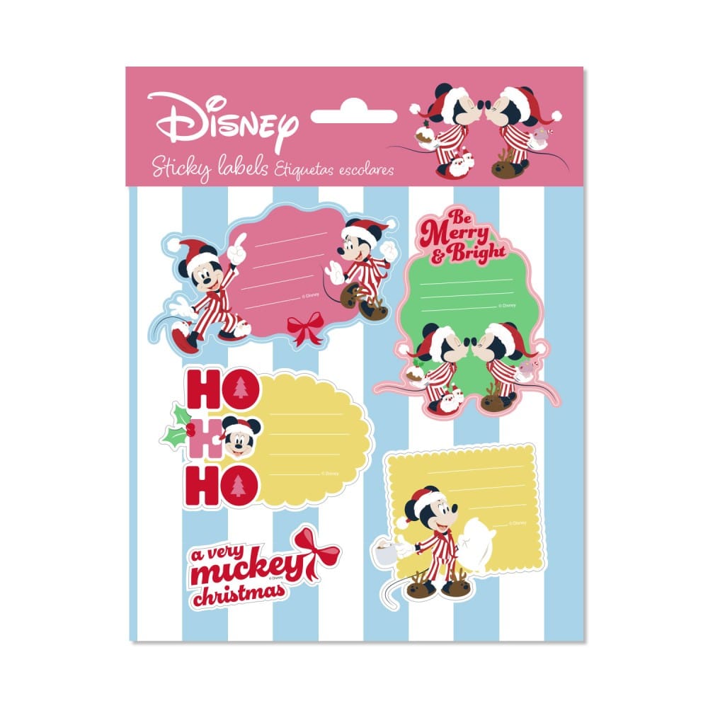 Pegatinas para regalos navideños Disney