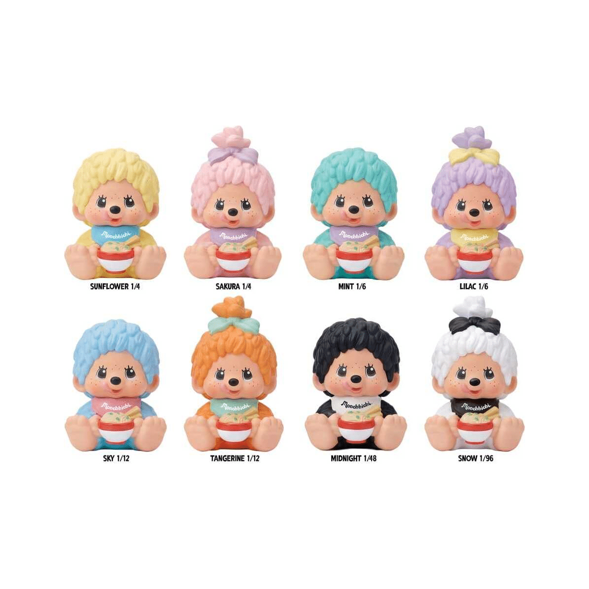 Blind box Monchhichi Sakura Ramen - Imagen 2
