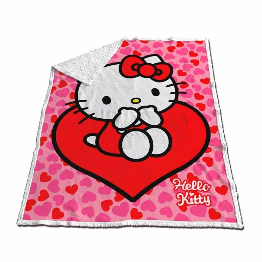 Manta coralina Hello Kitty