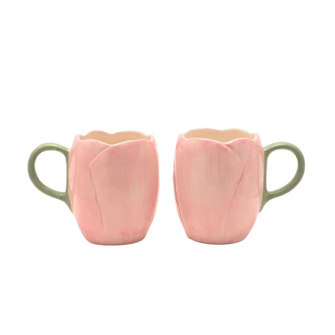 Pack 2 tazas tulipán rosa - Imagen 2