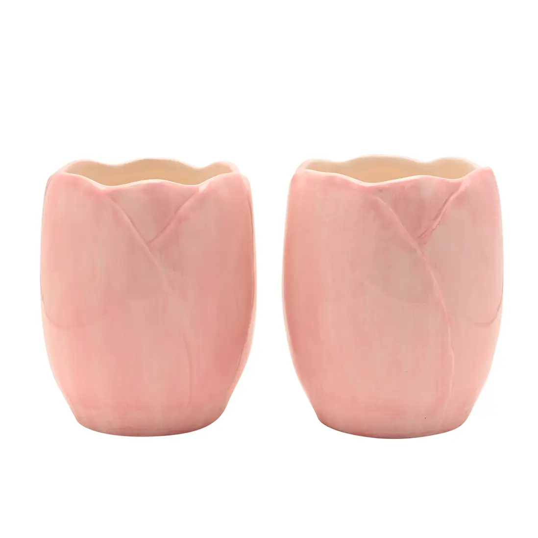 Pack 2 tazas tulipán rosa - Imagen 3