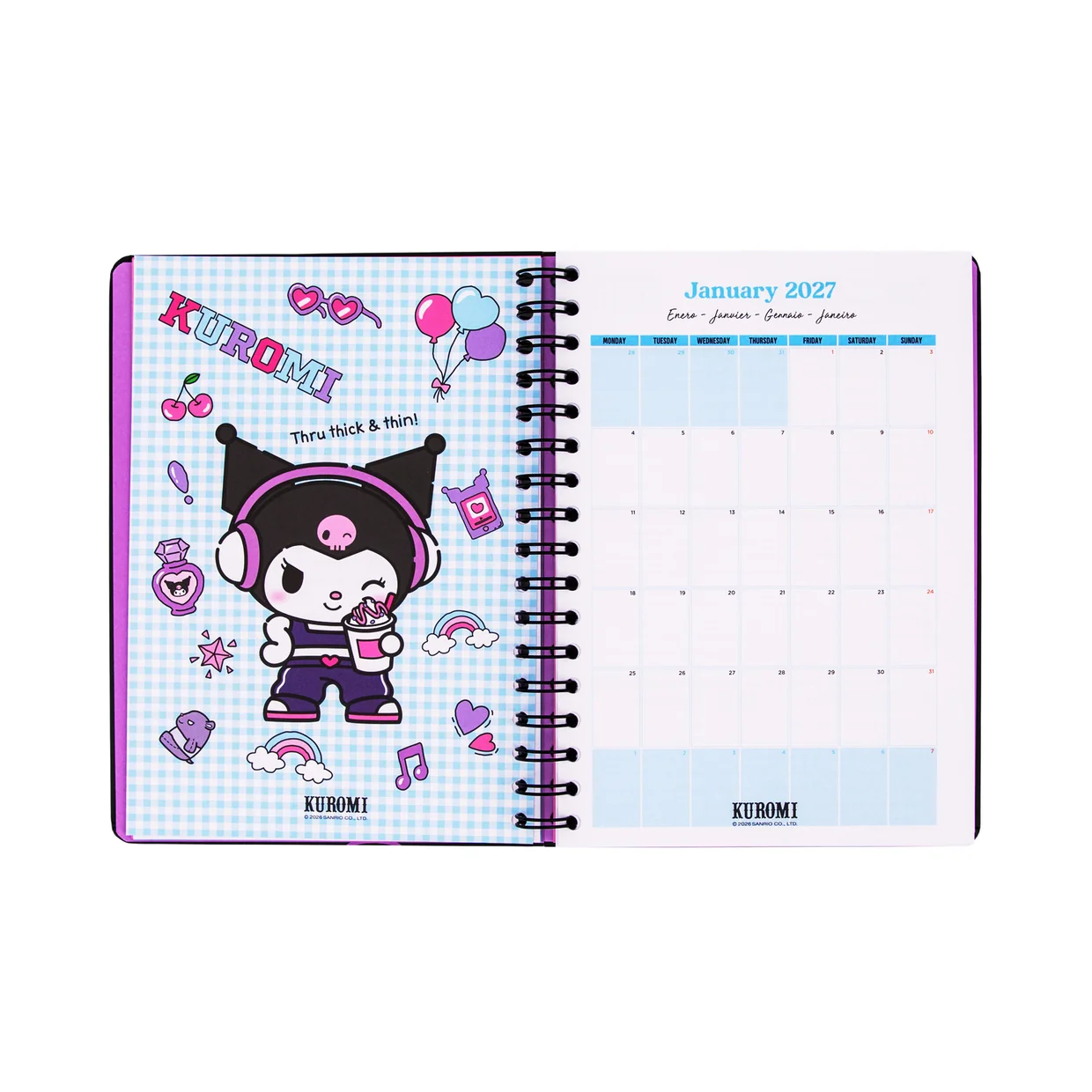 Agenda Mr Wonderful Kuromi - Imagen 5