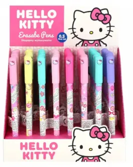 Bolígrafos borrables Hello Kitty colores pastel
