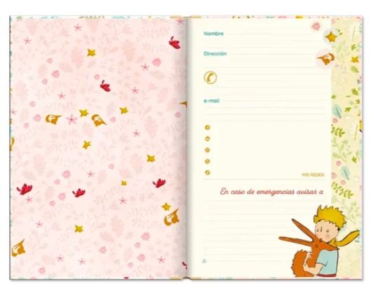 Agenda floral Principito - Imagen 2
