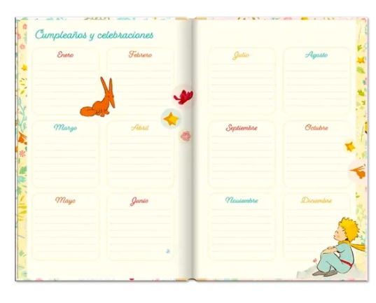 Agenda floral Principito - Imagen 3